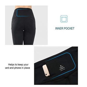 Pakistan Manufacturer's Women's Seamless Gym Workout <b>Leggings</b> <b>with</b> <b>Pockets</b> Solid Pattern Yoga Pants - Product Image 5