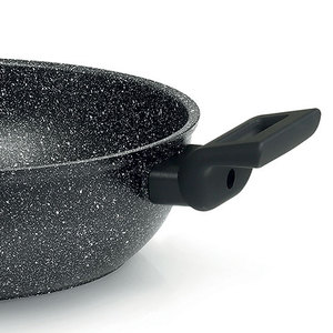 Italiano migliore in alluminio Non-Stick Saute Pan con effetto granito rivestimento smalto padella per la cottura a induzione in cucina - Product Image 3