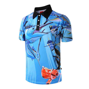 Polos de golf de algodón para hombre, tallas grandes, manga corta, transpirables, para uso casual y deportes al aire libre, con bordado. - Product Image 3