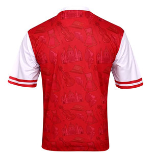 เสื้อฟุตบอลแขนสั้นน้ำหนักเบา พิมพ์ลาย แห้งเร็ว ระบายอากาศได้ดี ผลิตจากโพลีเอสเตอร์ - Product Image 2