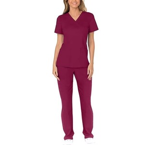 Best material soft fabric anti shrink Medical <b>Scrub</b> <b>Set</b> anti bacterial modern style fashionable anti wrinkle Medical <b>Scrub</b> <b>Set</b> - Product Image 4