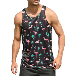 2026 Men's Quick-Drying Hot Selling High Quality Men Tank <b>Top</b> Breathable Quick Dry Cotton/Polyester Custom Logo in Low Price - Product Image 2