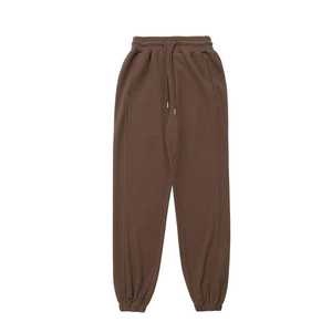 Article tendance : Pantalon de jogging pour femme 100 % coton, logo imprimé personnalisé, couleur unie, avec poches latérales, coupe ample - Product Image 6