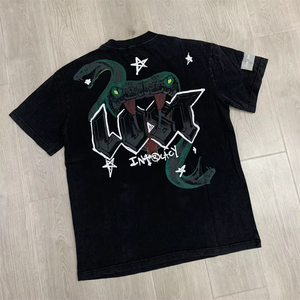 เสื้อยืดผู้ชายแบรนด์ดัง วินเทจ ทันสมัย ผ้าฝ้ายแท้คุณภาพสูง ซักแล้ว - Product Image 3