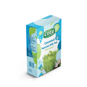 Bebida Instantánea en Polvo de Primera Calidad, Soluble en Agua, con Cafeína, Mezcla Energética en Polvo, 10gr 15gr por Sobres, Empaque en Barra, Sabor Coco - Product Image 1