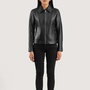 Heavy Weight Direct Factory Selling Women <b>Leather</b> <b>Jacket</b> Premium Quality Durable Wash Women <b>Leather</b> <b>Jacket</b> - Product Image 4