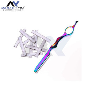 Navaja de Adelgazamiento de Acero Inoxidable de Punta Fina, Fácil Agarre, Estilo Barbero, Recortadora para Cara y Cuerpo, Afeitado Suave, Modelado y Cuidado Personal - Product Image 3