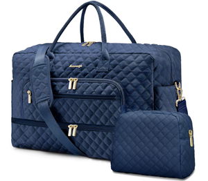 Bolsa de Viaje Portátil Impermeable con Cierre de Cremallera de Nailon Suave de Gran Capacidad con Logotipo Personalizado, Bolsa de Gimnasio para Madres y Uso Diario - Product Image 4