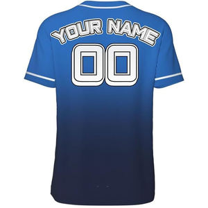 Uniformes Deportivos de Béisbol Personalizados al por Mayor de Fábrica, Impresión Digital, Transpirables, Tallas Grandes, 100% Poliéster - Product Image 3