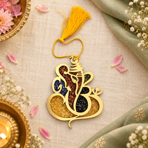 Ganesha Carved Semi Precious Stone <b>Plate</b> Handmade Hindu Spiritual Home Decor - Product Image 6