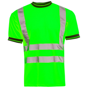 Camisetas Reflectantes Resistentes para Trabajo con Cinta de Alta Visibilidad, Camiseta de Seguridad para Trabajo al Aire Libre, Camisetas Polo con Logotipo Personalizado al por Mayor - Product Image 4