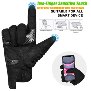 Gants de moto vintage en cuir véritable perforé pour hommes et femmes, rétro, respirants, pour l'été, pour la moto, le motocross, la course, la rue - Product Image 3