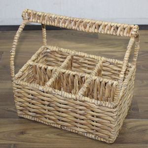 Artex Dong Thap Factory Vietnam Handmade Natural Water Hyacinth <b>Weaving</b> Seagrass <b>Baskets</b> Handicrafts - Product Image 1