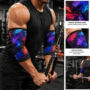 Manchon de compression en néoprène antidérapant pour coudes, avec logo personnalisé, pour musculation et powerlifting, 5mm 6mm 7mm, qualité professionnelle - Product Image 6