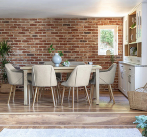 ชุดโต๊ะอาหารไม้ Mindi รุ่น Carmen สไตล์มินิมอล - Product Image 1