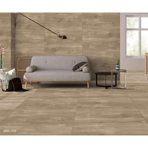 Azulejos de porcelana esmaltada de lujo moderno de 600x1200mm 60x120 CM Marrón mate táctil pulido para el baño del hogar Firebrick Accent Villas - Product Image 3