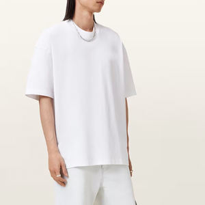 Camiseta de Hombre Extra Grande con Logotipo Impreso en DTF Personalizado, 100% Algodón, OEM/ODM, 180 g/m², Transpirable, Antiencogimiento, Estilo Urbano, Hip Hop - Product Image 2