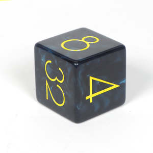 Dés de jeu de backgammon en résine nacrée OEM d'usine, dés de jeu de backgammon élégants en résine, dés de jeu de backgammon professionnels en résine nacrée - Product Image 1