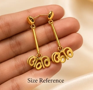 Vergoldete Bress-Ohrringe mit Perlenimitat und Haken, Modell 3616, klassischer Stil, Geschenk für Damen - Product Image 6
