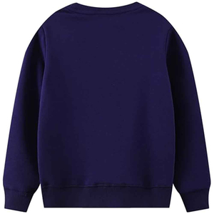 Women's <b>Black</b> Crew Neck Fleece Sweatshirt 100% Cotton Casual Autumn Wear Full Sleeve Customizable - Product Image 5
