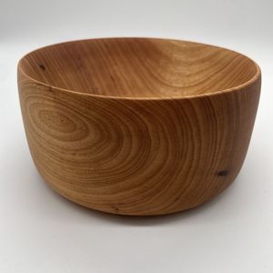 ชามไม้ทำมือสำหรับผลไม้และสลัด งานฝีมือจากไม้ไผ่และไม้ที่เป็นมิตรกับสิ่งแวดล้อม - Product Image 4