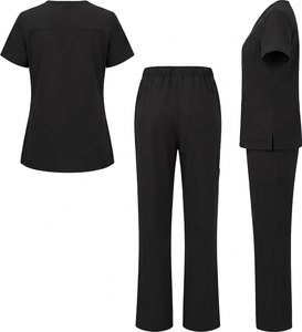 Tenues médicales unisexes 100 % coton avec logo personnalisé, détection d'aiguilles intégrée, conçues pour les médecins et les infirmières des hôpitaux – Vente chaude - Product Image 2