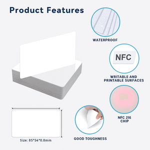 <span class=keywords><strong>Carte</strong></span>-clé RFID vierge personnalisée étanche pour contrôle d'accès hôtelier 125KHz & 13.56MHz PVC F08 1K Chip pour serrure de porte de chambre - Product Image 5