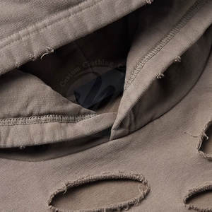 Sudaderas con Diseño Personalizado al por Mayor, Sudaderas con Efecto Desgastado de la Mejor Calidad a Precio Económico, Sudaderas con Efecto Desgastado de Moda OEM - Product Image 5