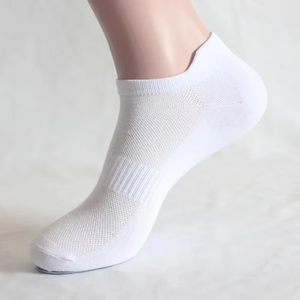 Ankle <b>Socks</b> Solid Color Breathable Thin Knitted Cotton for Adults Casual Wear Summer Style - Product Image 4