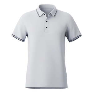 Premium Mens Plus Size Polo Shirt High Quality Breathable Casual Wear Short Sleeve Solid Color Cotton <b>Classic</b> Business Polo Top - Product Image 4
