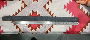 Handmade natural horn plate Buffalo horn scale decor Natural shape horn strip Horn plate for knife handle <b>large</b> plate - Product Image 4