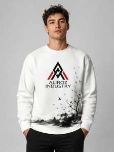 Sweat-shirt pour homme en mélange de coton de qualité supérieure, doté d'un tissu respirant, de coutures durables et d'un style moderne. - Product Image 1