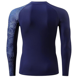 OEM Men Long Sleeve Rash Guard <b>Compression</b> <b>Shirt</b> Graphic Print UV Protection Bulk Supplier Factory Price - Product Image 3