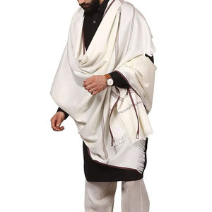 Châles élégants pour hommes, vente en gros, personnalisables avec logo, légers, séchage rapide, tricotés, chauds pour l'hiver, service OEM - Product Image 3