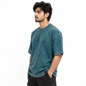 fashion Men oversized Acidwash <b>T</b> <b>Shirts</b> modern casual design heavyweight breathable cotton Men oversized Acidwash <b>T</b> <b>Shirts</b> daily - Product Image 6