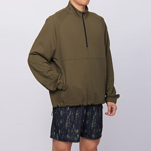 Chaqueta Cortavientos Unisex Deportiva para Golf con Recubrimiento de Camuflaje de Secado Rápido con Media Cremallera y Largo Completo - Product Image 4