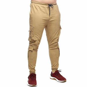 Pantalons cargo pour hommes sur mesure en gros - Design athlétique multi-poches, 100% coton, doublure en polaire respirante, service OEM - Product Image 4