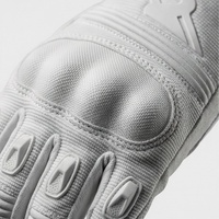 Gants de course personnalisés en PU à doigts complets pour motos, coupe-vent, protection des articulations rigides, antidérapants, compatibles écran tactile, pour motards