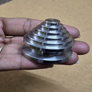 Brass CNC Machined Rotor Bearing Cake <b>Baking</b> Turntable 30mm H11mm Rotating Shaft Glass Table Double Layer Wire EDM - Product Image 6