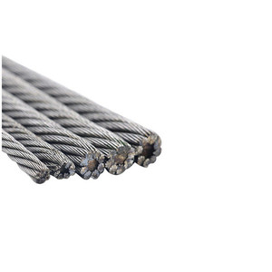 Cable de Acero Inoxidable Grado 304, Estándar ASTM, 12 mm, Tipo Duro, Estructura 6*36, en Bobina de Madera, para Uso en Construcción, Corte y Doblado - Product Image 4