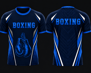 Camiseta Deportiva Personalizada de Boxeo, Impresión por Transferencia de Calor, 100% Algodón, 200 Gramos, Secado Rápido, Transpirable y Ecológica - Product Image 1