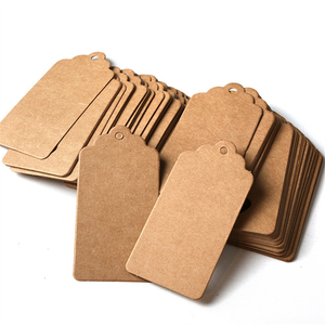 Wholesale Custom Kraft Paper Hang <b>Tags</b> Blank Gift <b>Tags</b> with String Eco Friendly Price <b>Tags</b> for Clothing Jewelry Packaging OEM - Product Image 6