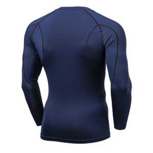 Chemise de compression unisexe à manches longues, respirante et à séchage rapide, tissu polyester/nylon 240g - Product Image 3