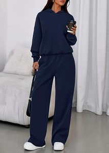 Women's Oversized <b>Hoodie</b> Tracksuit Set Premium Fleece <b>Hoodie</b> Jogger Set For Women Women's Athleisure <b>Hoodie</b> And Sweatpants Set - Product Image 3
