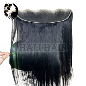 Extensiones humanas Remy rectas vietnamitas 100g 13x4 Cierre de encaje Frontal cuerpo onda todos los colores solo dibujado Super doble dibujado - Product Image 1