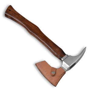 Hache en acier carbone forgé à la main de qualité supérieure, manche en bois, outil de découpe pour l'extérieur, équipement forestier professionnel, OEM - Product Image 4