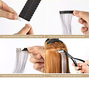 Pince à micro-anneaux pour extensions capillaires de haute qualité, avec fonction de maintien, emballage personnalisé, logo, meilleur prix, outil en acier inoxydable de qualité chirurgicale - Product Image 6