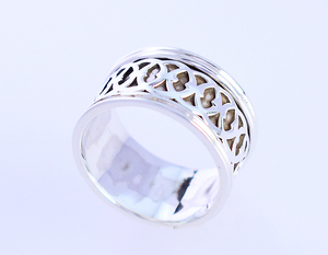 Top <b>Indian</b> Supplier New High Quality 100% Pure 925 Sterling Silver Geometric Band <b>Ring</b> Classic Unisex Everyday Wear Fine Jewelry - Product Image 4