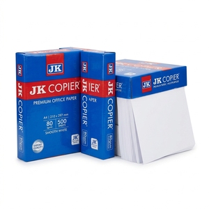 Multipurpose JK Copier <b>Paper</b> A4 80 GSM White Office Copy <b>Paper</b> Wholesale Supply Export Supplier Manufacturer office stationery - Product Image 1