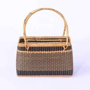 Sac à main Hobos en paille avec deux poignées de ficelle Style japonais léger - Product Image 5